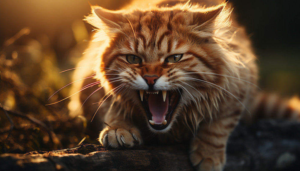 Votre chat siffle : Pourquoi ?